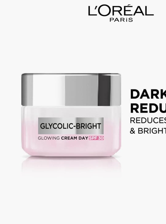 L'OREAL PARIS Glycolic Bright Day Cream With SPF 17 - 15ml