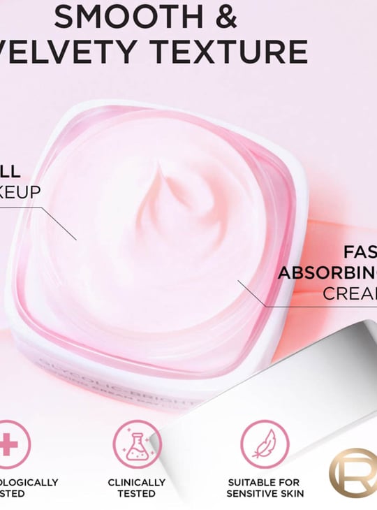 L'OREAL PARIS Glycolic Bright Day Cream With SPF 17 - 15ml