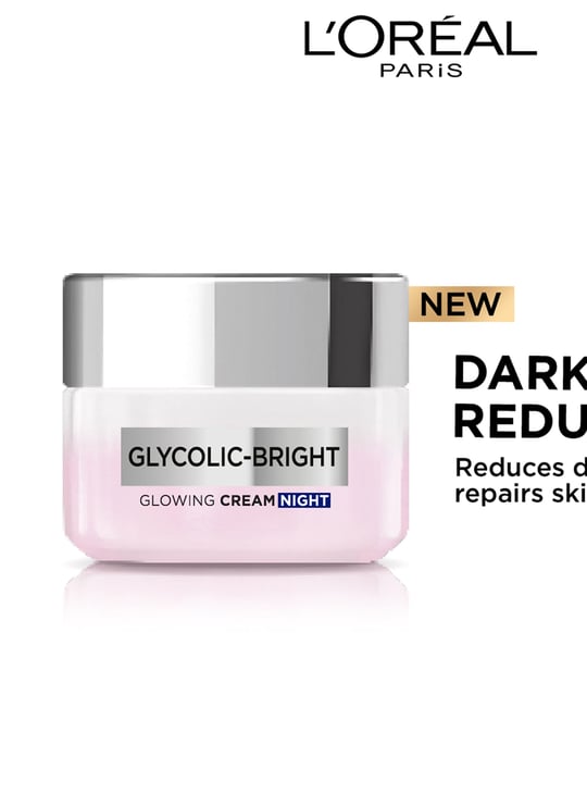 L'OREAL PARIS Glycolic Bright Glowing Night Cream - 15ml