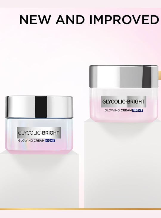 L'OREAL PARIS Glycolic Bright Glowing Night Cream - 15ml