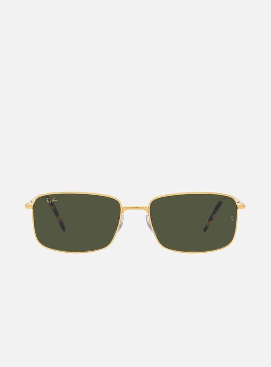 RAY-BAN Men UV-Protected Rectangle Sunglasses- 0RB3717-919631-57