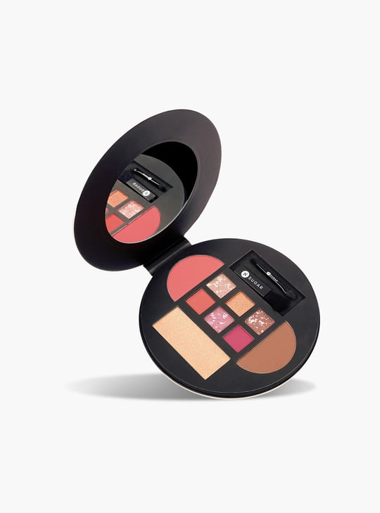 SUGAR Cosmetics Contour De Force Eyes and Face Palette - 02 - Pink Pro - 20.3g