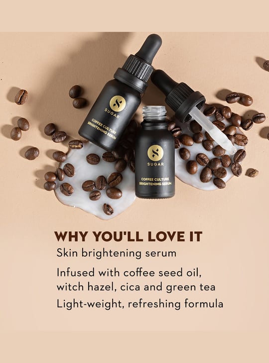 SUGAR Cosmetics Coffee Culture Brightening Serum  - 15ml