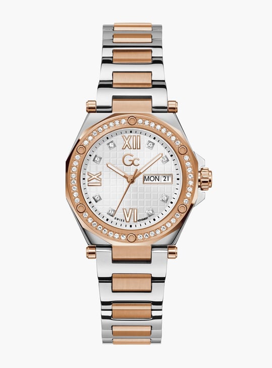 Buy GC Legacy Lady Women Embellished Analog Watch with Metal Strap