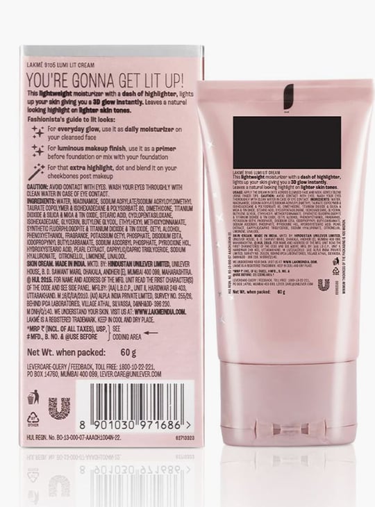 LAKME Lumi Lit Cream - Silver Shimmer - 60g