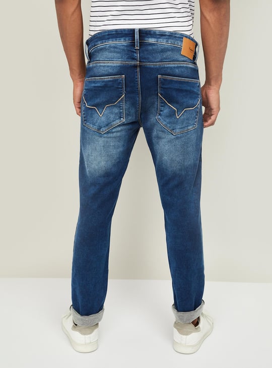 Jean Pepe Jeans Spike Regular Bleu Délavé - Coupe Droite Homme PM200029GG8