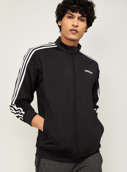 ADIDAS Men Striped Sports Jacket