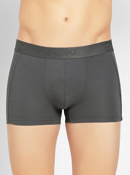 JOCKEY Men Solid Elasticated Trunks