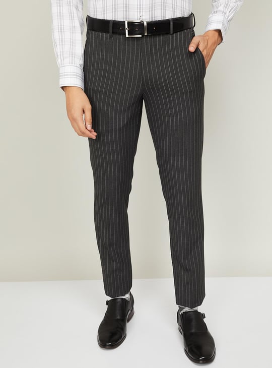 Lars Amadeus Mens Tapered Striped Pants VAN HEUSEN Men Striped