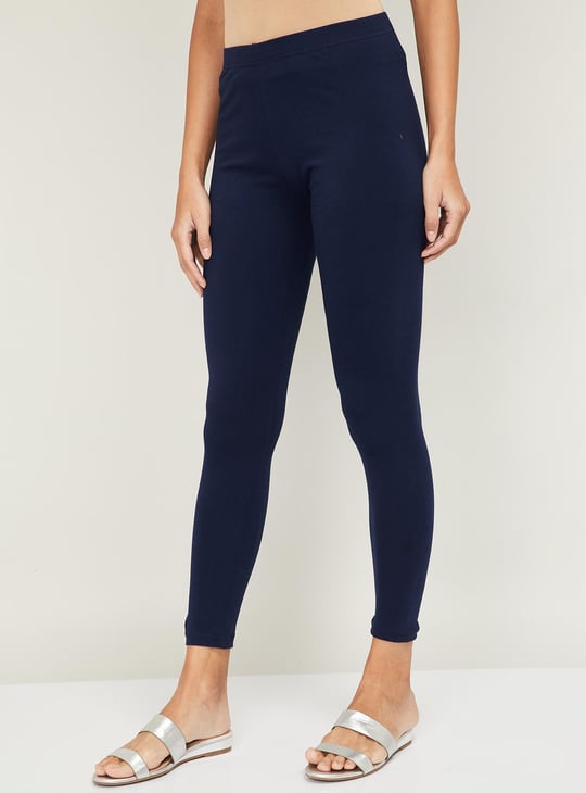 Melange leggings ankle length hotsell