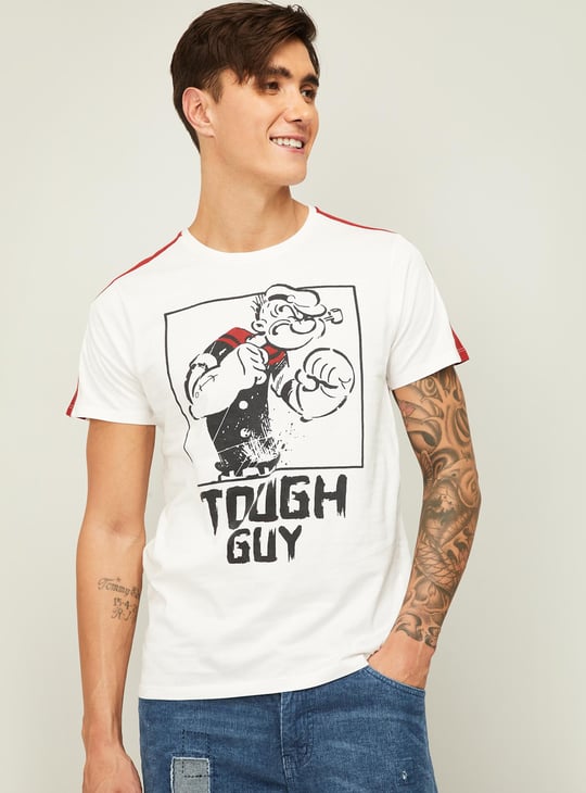 Popeye Men's Muscle T-Shirt - Officially Licensed Graphic Tee