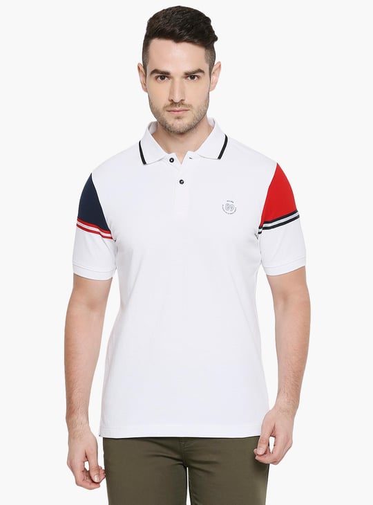 KILLER Men Colorblocked Regular Fit Polo T-shirt