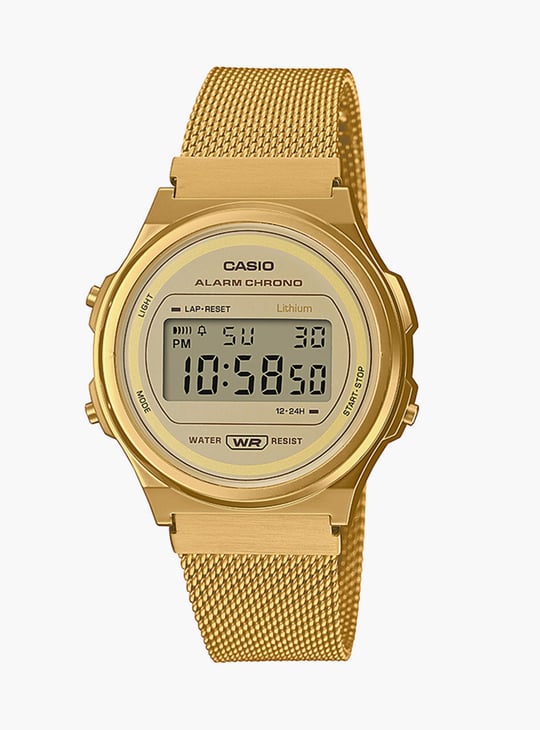 Casio Vintage Unisex Digital Mesh Strap Watch D226