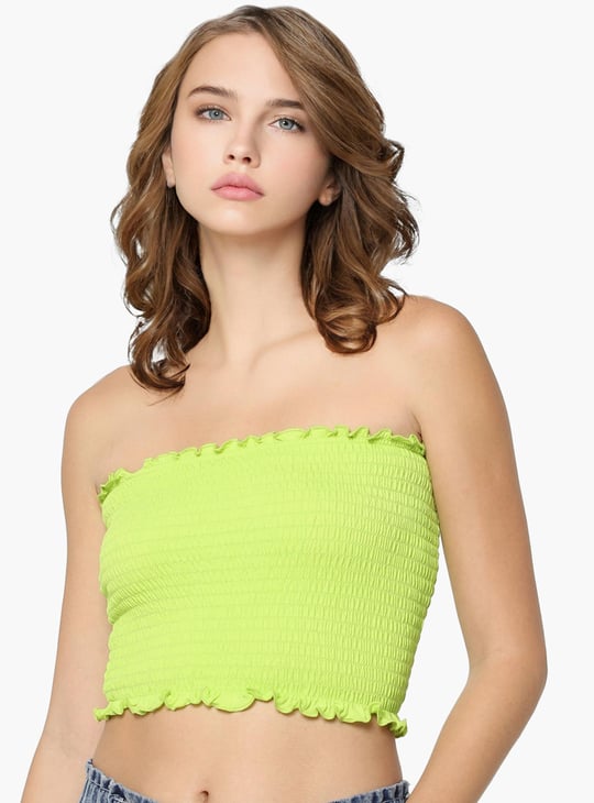 ONLY Women Textured Tube Top