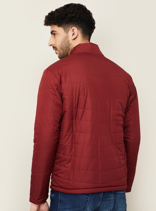 NUMERO UNO Men Colourblocked Reversible Jacket