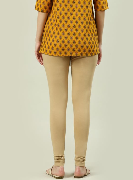 BIBA Women Solid Elasticated Churidar
