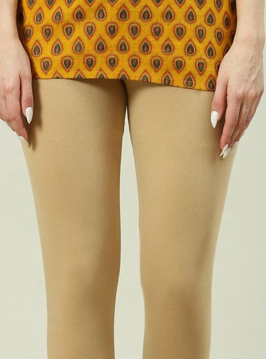 BIBA Women Solid Elasticated Churidar