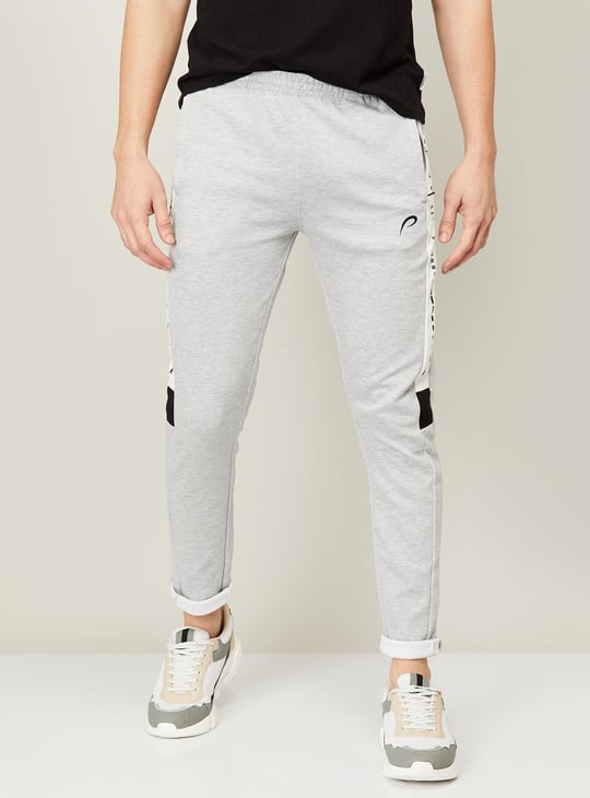 PROLINE Men Printed Regular Fit Track Pants Grey