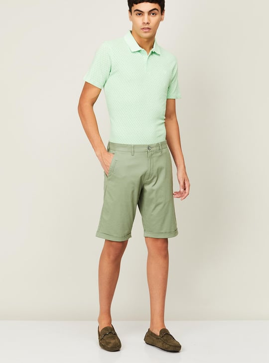 LP SPORT Men Solid Slim Fit Shorts