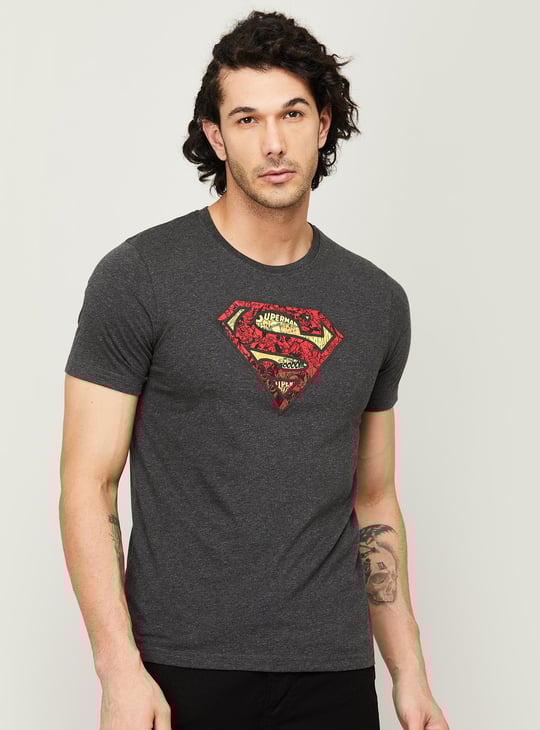 FAME FOREVER Men Printed Crew Neck T-Shirt