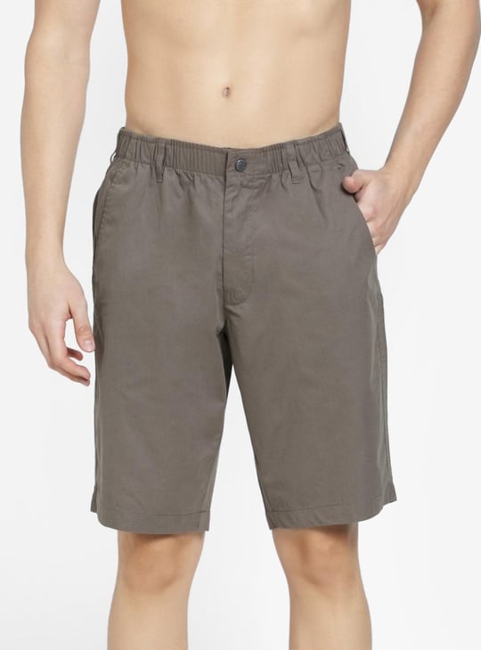 JOCKEY Men Solid Elasticated Lounge Shorts