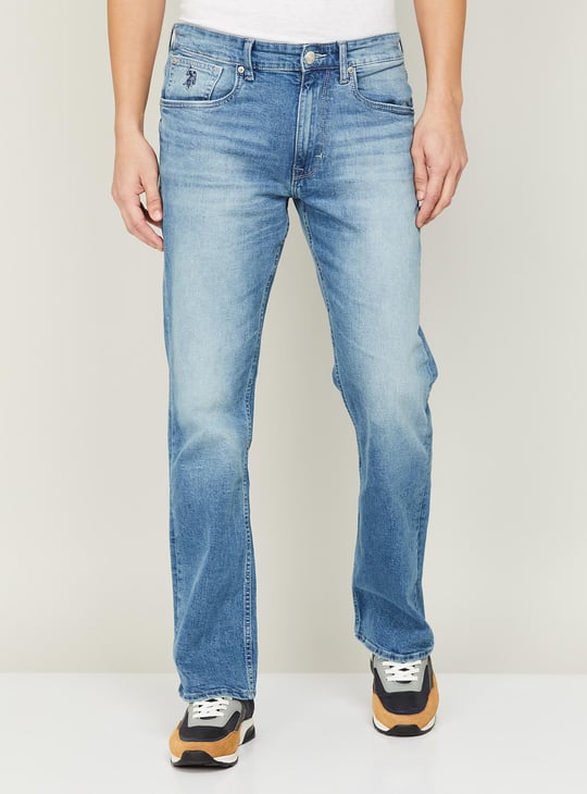 POLO Men Faded Bootcut Jeans - Main Image