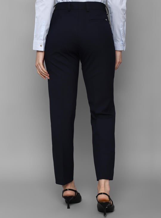 ALLEN SOLLY Women Solid Formal Trousers