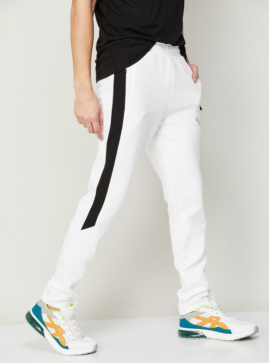 PUMA Men Solid Elasticated Track Pants White
