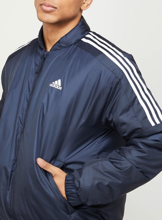 Mens Jackets Adidas Navy Bomber Jacket Jackets Adidas Camo Puff