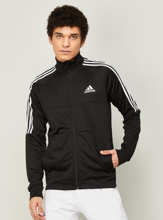 ADIDAS Men Striped Sporty Sweatshirt
