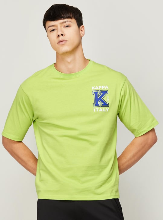 KAPPA Men Printed Regular Fit Sports T-shirt