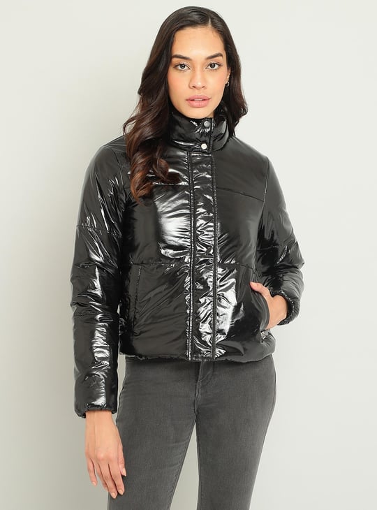 Madame Black Coat Madame Coats Online Madame Black Jacket Buy Black Jackets  Coats For Women By MADAME Online