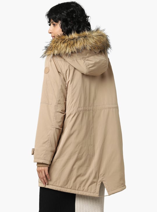 Only solid parka coat sales