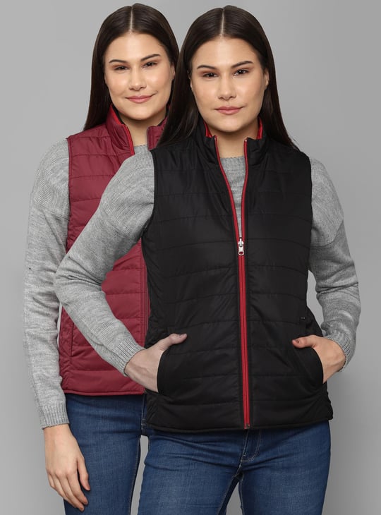 ALLEN SOLLY Women Reversible Puffer Jacket