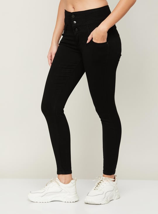 KRAUS Women High Rise Super Skinny Fit Jeans