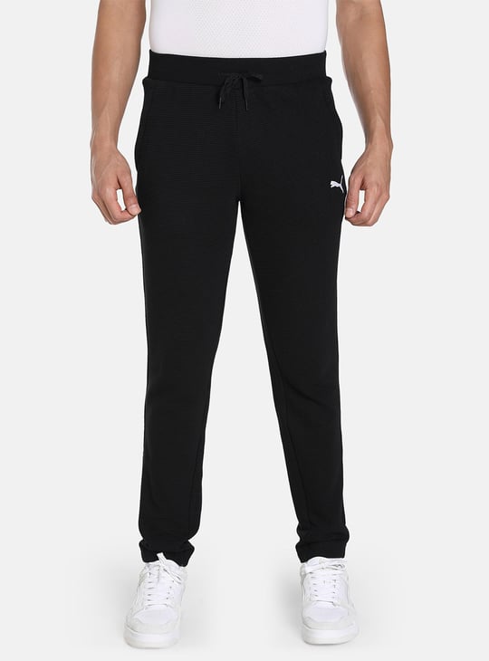 PUMA Men Textured Regular Fit Sports Track Pants
