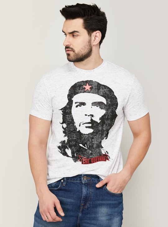 FREE AUTHORITY Men Che Guevara Printed Regular Fit T-shirt