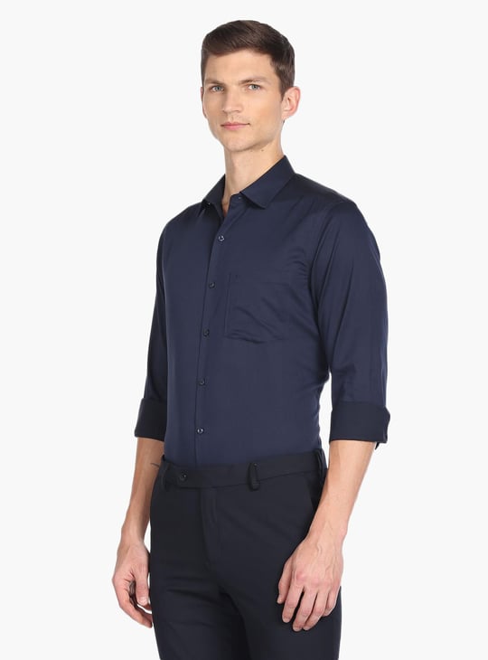 ARROW Men Solid Regular Fit Formal Shirt