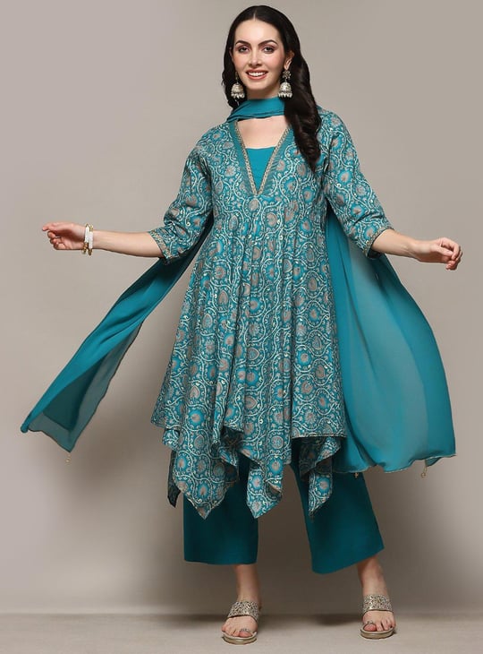 BIBA Women Floral Printed Kurta Set