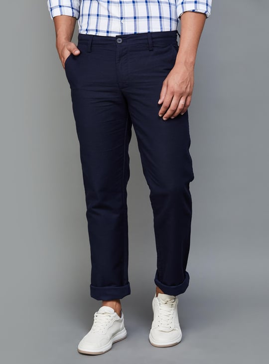 Indian terrain regular fit men's trousers best sale