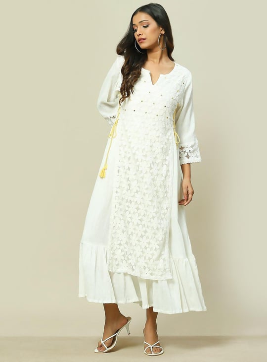 RANGRITI Women Embellished A Line Dress