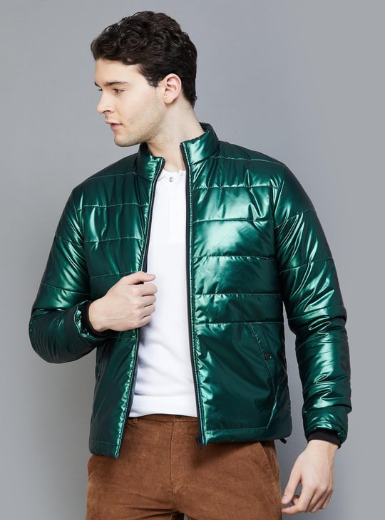 Padded Jacket Pepe Mens Jacket Red Full Sleeve Puffer Jacket Pepe