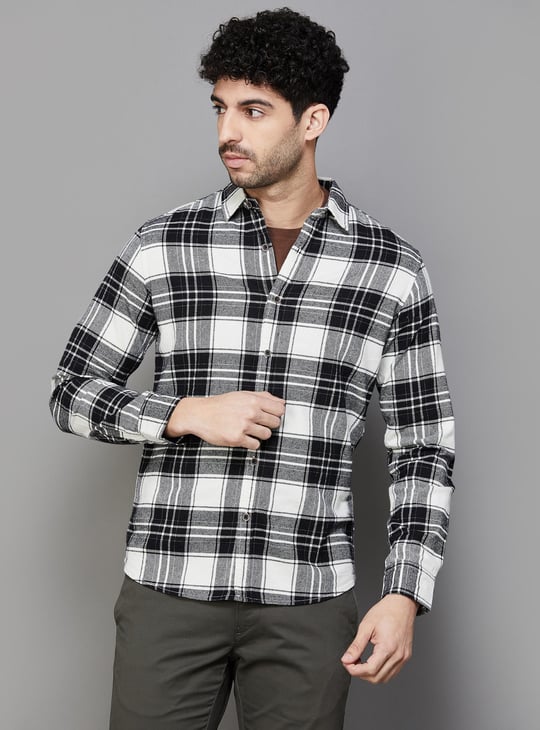 PEPE JEANS Men Checked Regular Fit Shirt