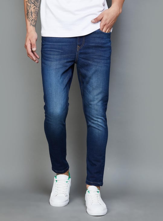 FORCA Men Washed Carrot Fit Jeans