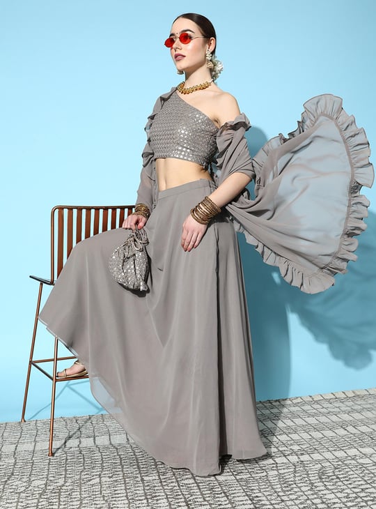 lehenga choli potli with lehenga