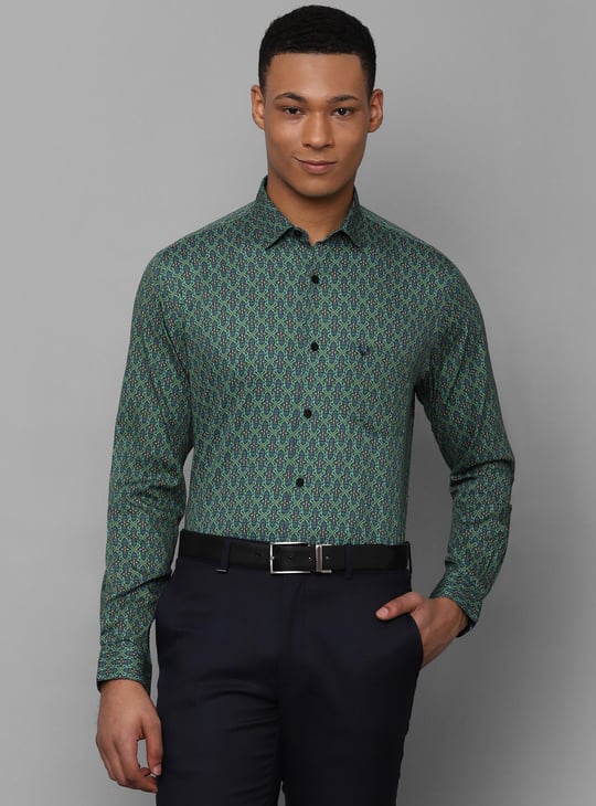 ALLEN SOLLY Men Printed Regular Fit Formal Shirt