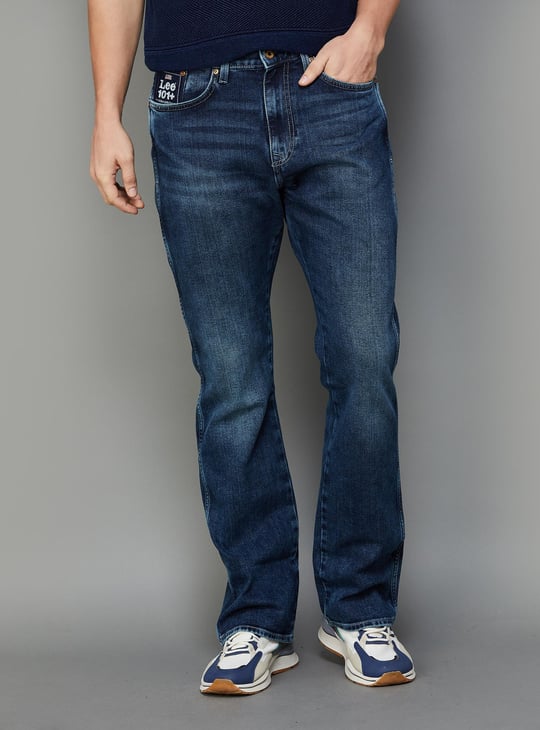 Lee cooper bootcut jeans mens on sale