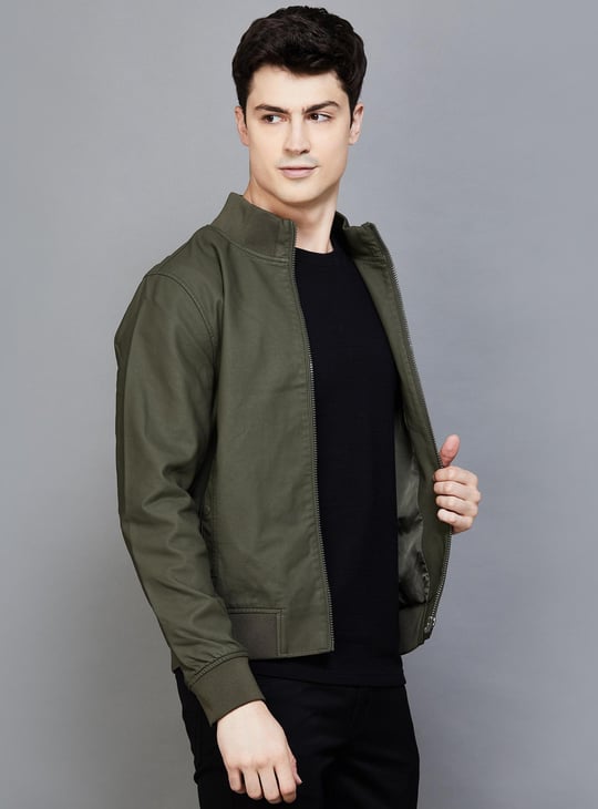 UNITED COLORS OF BENETTON Men Solid Jacket | Green