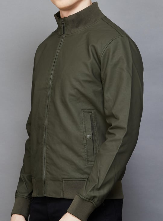 UNITED COLORS OF BENETTON Men Solid Jacket | Green