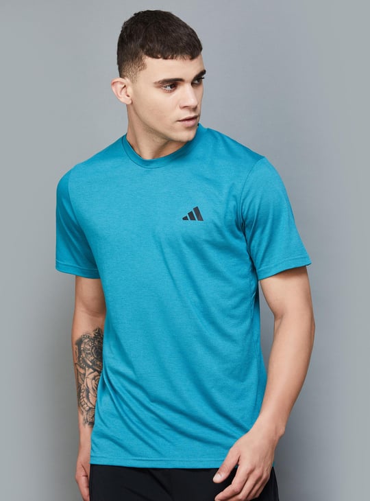 ADIDAS Men Solid Regular Fit Sport T-shirt